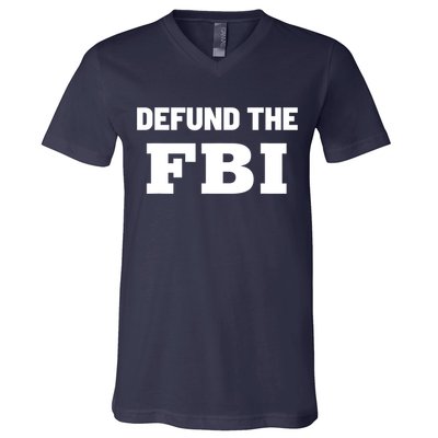 Defund The FBI Federal Bureau, Anti FBI Corruption V-Neck T-Shirt