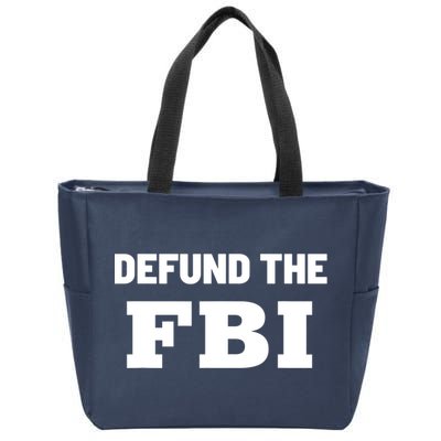 Defund The FBI Federal Bureau, Anti FBI Corruption Zip Tote Bag