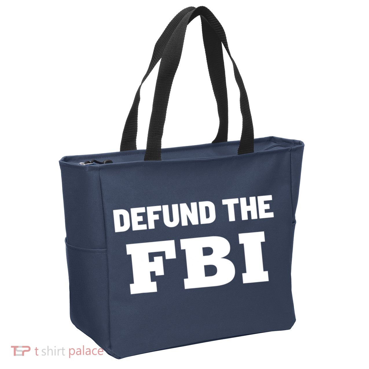 Defund The FBI Federal Bureau, Anti FBI Corruption Zip Tote Bag