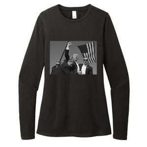 Donald Trump Fist Pump Meaningful Gift Womens CVC Long Sleeve Shirt