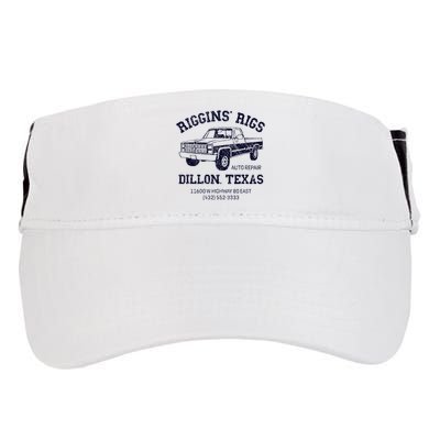 Dillon Texas Friday Night Football Player Fan Riggins Rigs Adult Drive Performance Visor