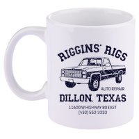 Dillon Texas Friday Night Football Player Fan Riggins Rigs 11oz C Handle Ceramic Mug