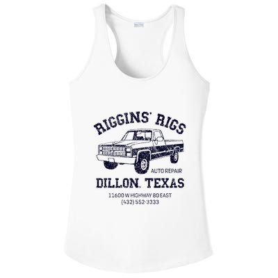 Dillon Texas Friday Night Football Player Fan Riggins Rigs Ladies PosiCharge Competitor Racerback Tank