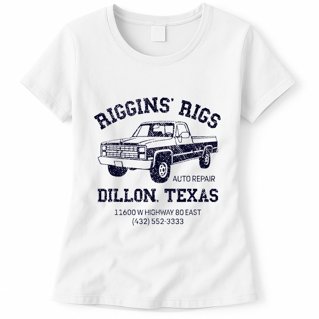 Dillon Texas Friday Night Football Player Fan Riggins Rigs Womens T-Shirt