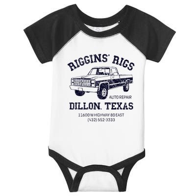 Dillon Texas Friday Night Football Player Fan Riggins Rigs Infant Baby Jersey Bodysuit