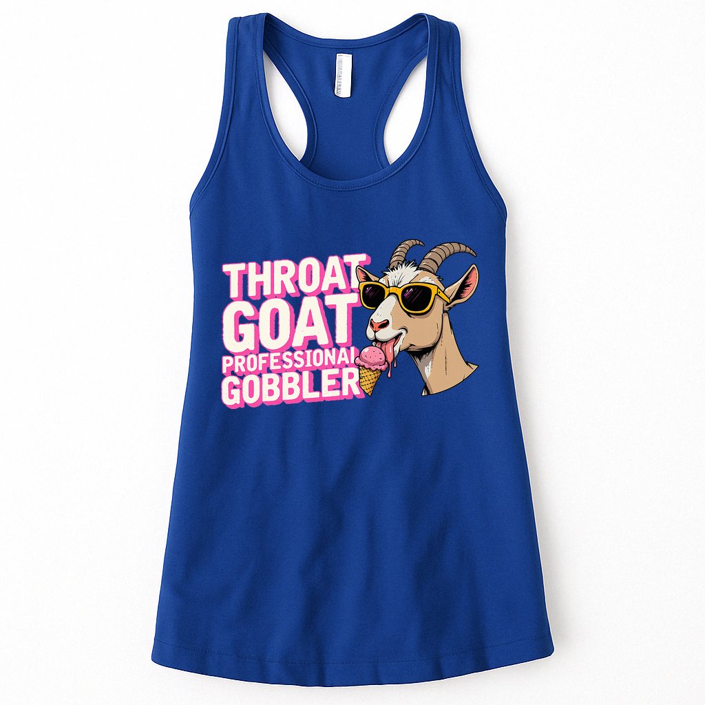 DaddyS Throat Goat Inappropriate Adult Humor Womens Tank Top