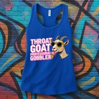 DaddyS Throat Goat Inappropriate Adult Humor Womens Tank Top