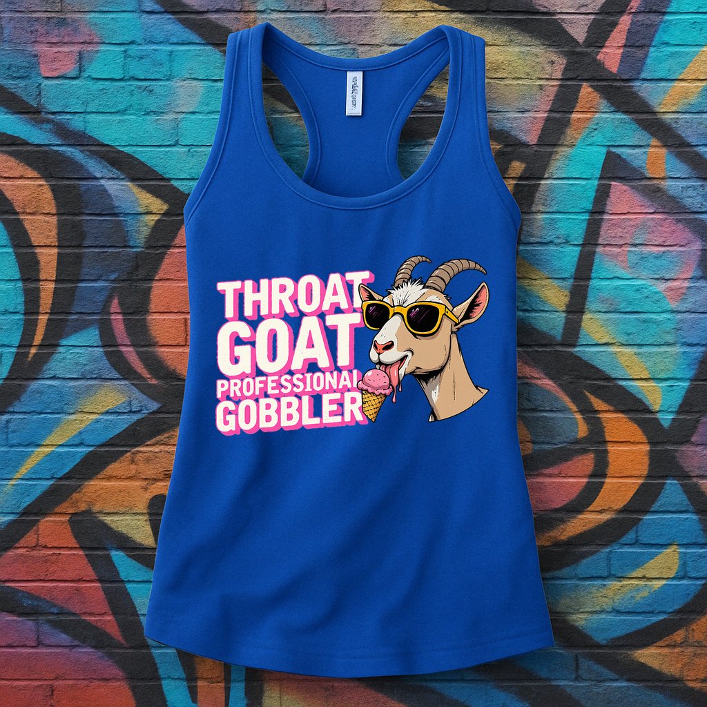 DaddyS Throat Goat Inappropriate Adult Humor Womens Tank Top