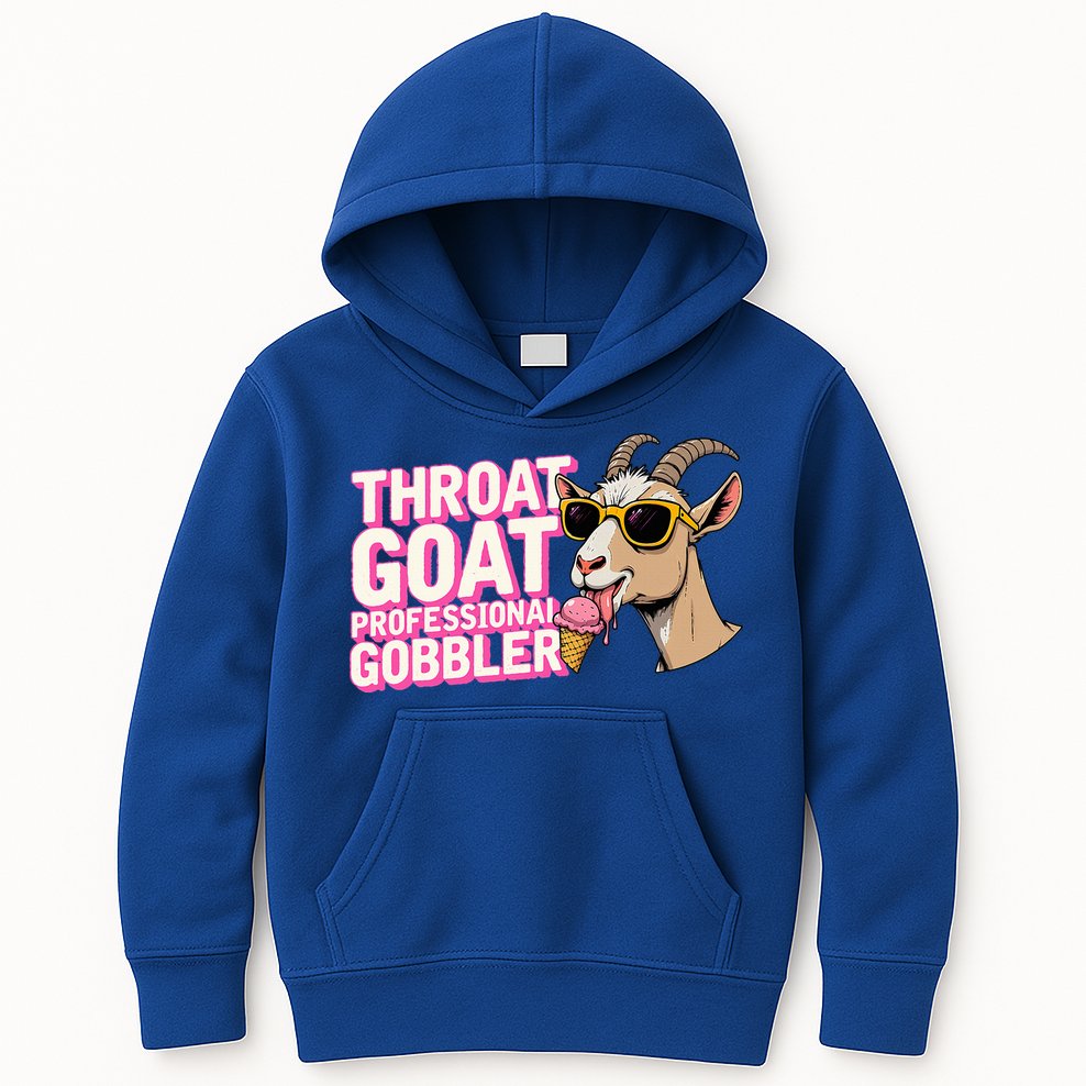 DaddyS Throat Goat Inappropriate Adult Humor Kids Hoodie