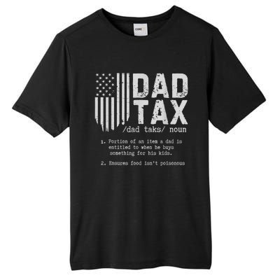 Dad Tax Gifts Dad Tax Jokes Dad Tax Definition Fathers Day Tall Fusion ChromaSoft Performance T-Shirt