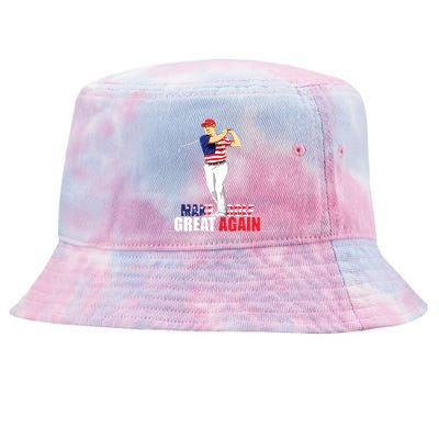 Donald Trump Golf Tie-Dyed Bucket Hat