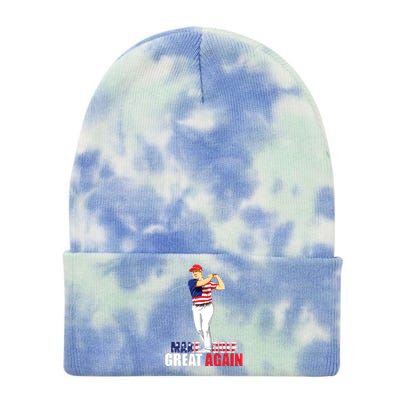 Donald Trump Golf Tie Dye 12in Knit Beanie