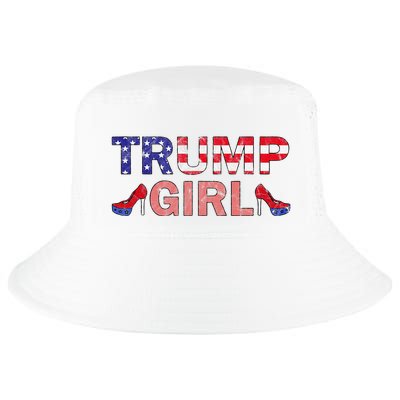 Donald Trump Girl 2020 Republican Patriot High Heel Cool Comfort Performance Bucket Hat