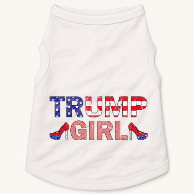 Donald Trump Girl 2020 Republican Patriot High Heel Doggie Tank