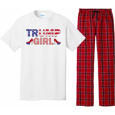 Donald Trump Girl 2020 Republican Patriot High Heel Pajama Set