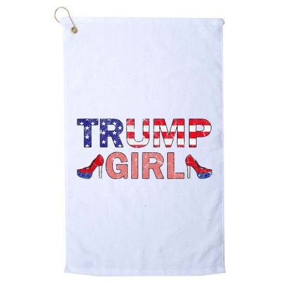 Donald Trump Girl 2020 Republican Patriot High Heel Golf Towel