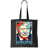 Donald Trump Grope Barrack Obama Parody Canvas Tote Bag