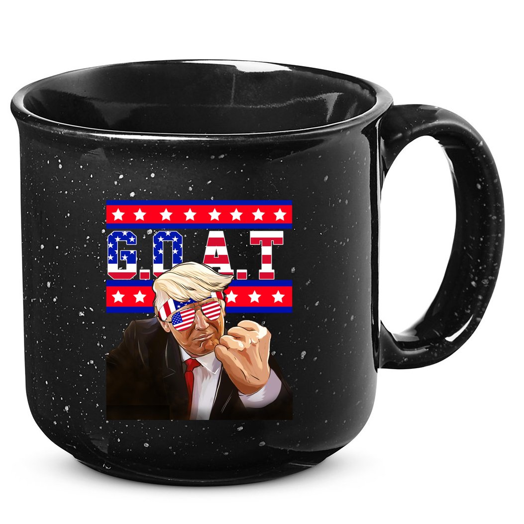 Donald Trump Goat 15oz Campfire Ceramic Mug