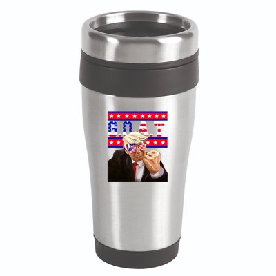 Donald Trump Goat 16oz Travel Tumbler