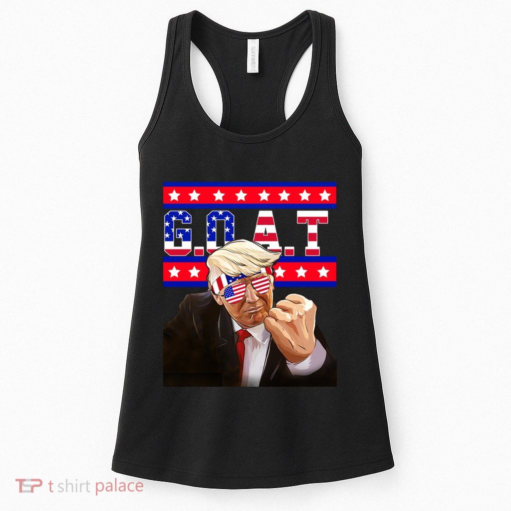 Donald Trump Goat Womens Tank Top