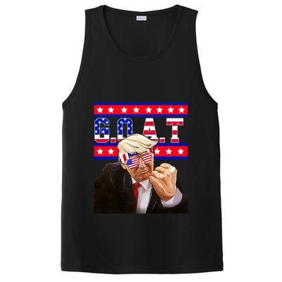 Donald Trump Goat PosiCharge Competitor Tank