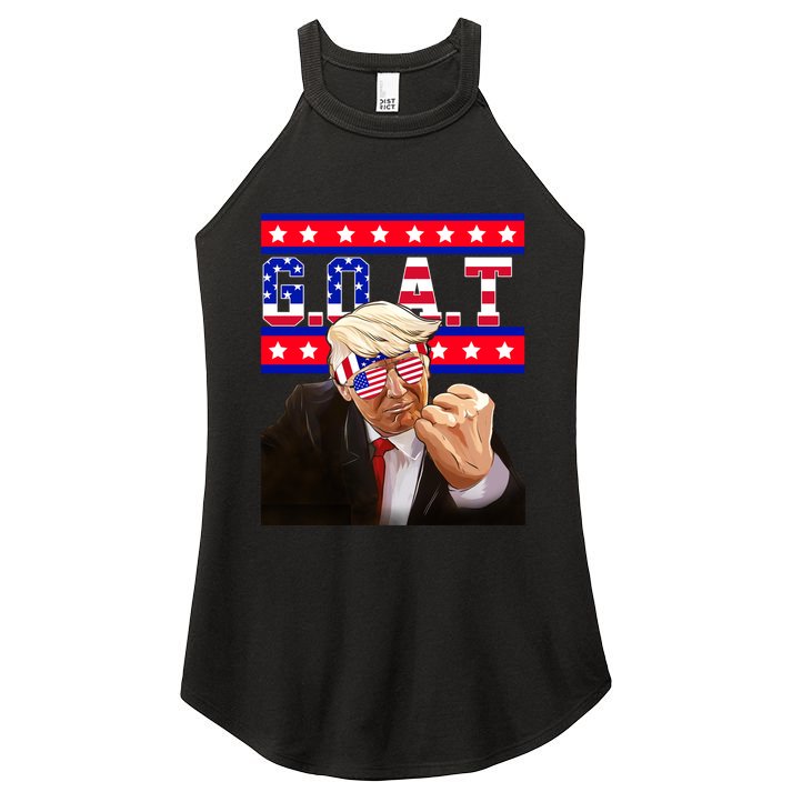 Donald Trump Goat Women's Perfect Tri Rocker Tank