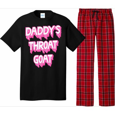 DaddyS Throat Goat Adult Humor Sarcastic Outfit Pajama Set