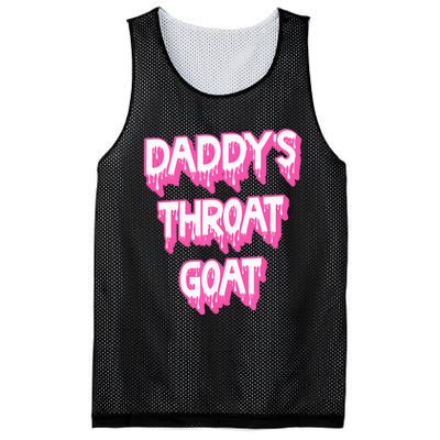 DaddyS Throat Goat Adult Humor Sarcastic Outfit Mesh Reversible Basketball Jersey Tank