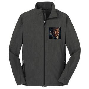 Donald Trump Gold Grillz Core Soft Shell Jacket