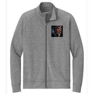 Donald Trump Gold Grillz Stretch Full-Zip Cadet Jacket