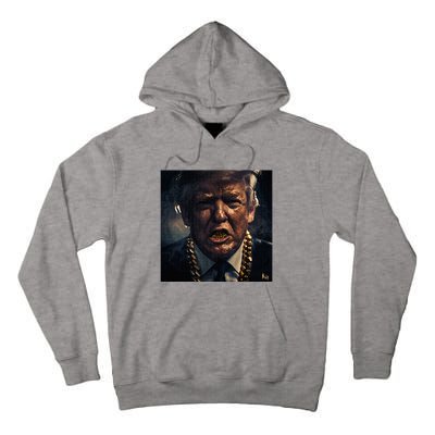 Donald Trump Gold Grillz Tall Hoodie