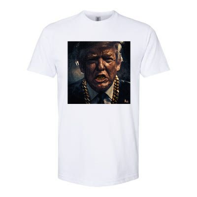 Donald Trump Gold Grillz Softstyle® CVC T-Shirt