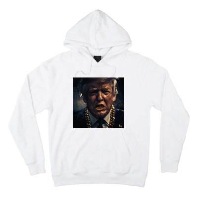 Donald Trump Gold Grillz Hoodie