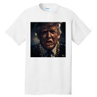 Donald Trump Gold Grillz Tall T-Shirt