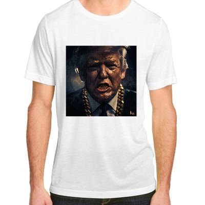 Donald Trump Gold Grillz Adult ChromaSoft Performance T-Shirt