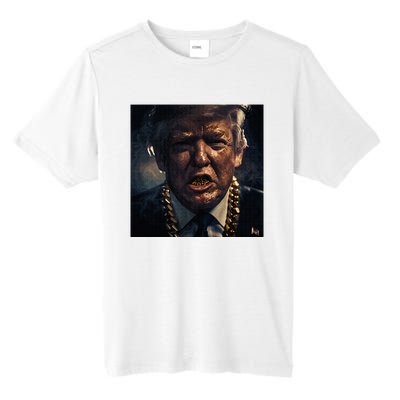 Donald Trump Gold Grillz Tall Fusion ChromaSoft Performance T-Shirt