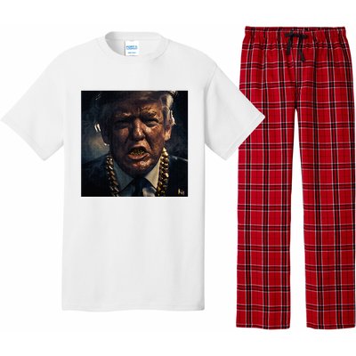 Donald Trump Gold Grillz Pajama Set