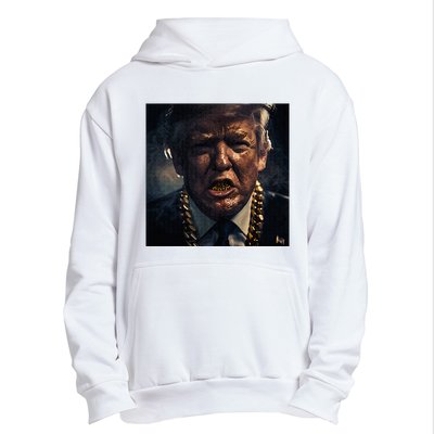 Donald Trump Gold Grillz Urban Pullover Hoodie