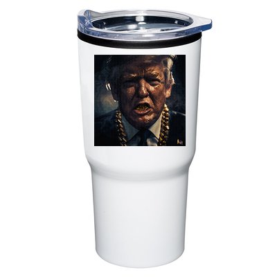 Donald Trump Gold Grillz Tumbler