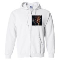 Donald Trump Gold Grillz Full Zip Hoodie