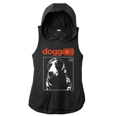 Dogg The Grimmbork Demos Ladies PosiCharge Tri-Blend Wicking Draft Hoodie Tank