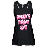 Daddys Throat Goat Adult Humor Sarcastic Outfit Ladies Essential Flowy Tank