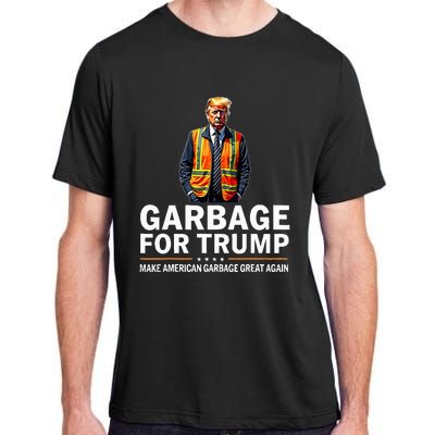 Donald Trump Garbage Orange Reflective Safety Vest Adult ChromaSoft Performance T-Shirt