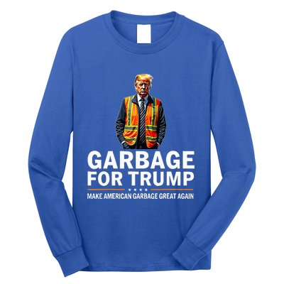 Donald Trump Garbage Orange Reflective Safety Vest Long Sleeve Shirt