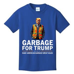 Donald Trump Garbage Orange Reflective Safety Vest Kids T-Shirt