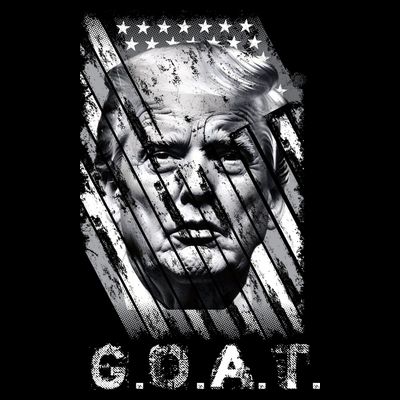 Donald Trump Greatest Of All Time Trump G.O.A.T. Patriotic T-Shirt