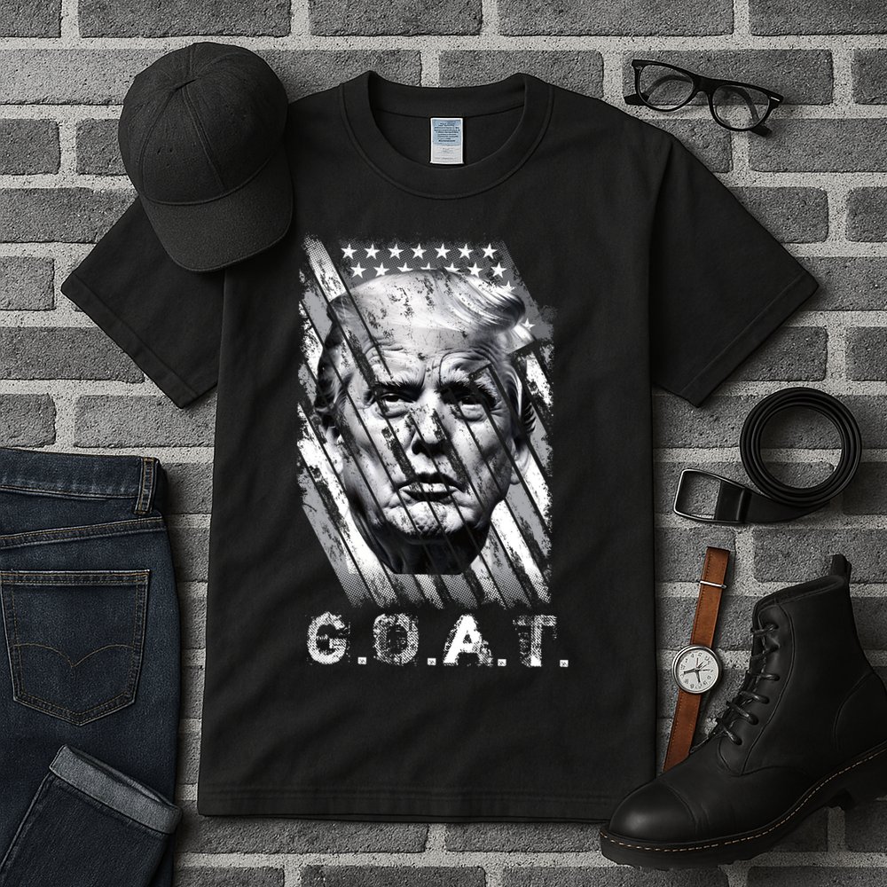 Donald Trump Greatest Of All Time Trump G.O.A.T. Patriotic Tall T-Shirt