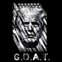 Donald Trump Greatest Of All Time Trump G.O.A.T. Patriotic Zip Tote Bag