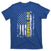 Dog Trainer Gift American Flag Patriotic Dog Trainer Gift T-Shirt