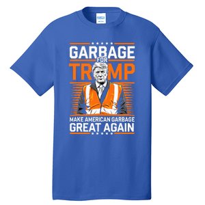 Donald Trump Garbage Orange Reflective Safety Vest Tall T-Shirt